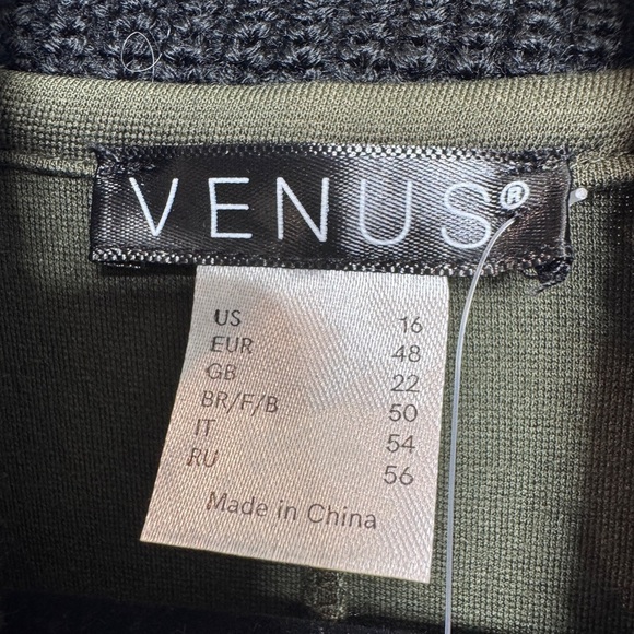 🆕 Venus Womens’s Knit Asymmetrical Button-Front Jacket Shacket Sweater - Picture 2 of 7